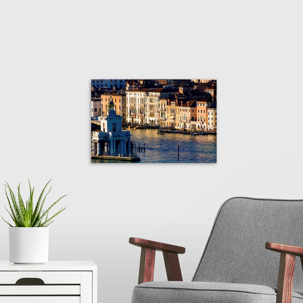 A modern room featuring Italy, Venice, Venetian Lagoon, Grand Canal, Punta Della Dogana