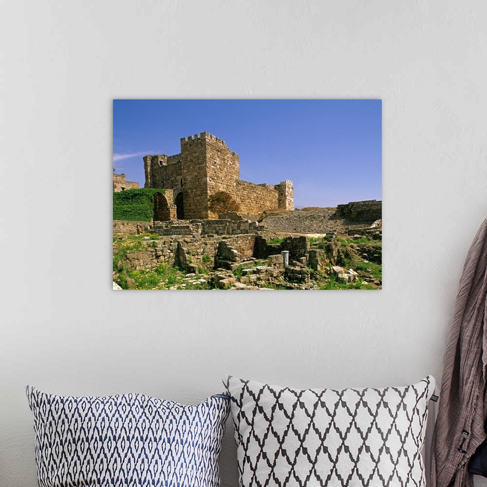 A bohemian room featuring Lebanon, Mont-Liban, Jubayl, The castle (UNESCO World Heritage)