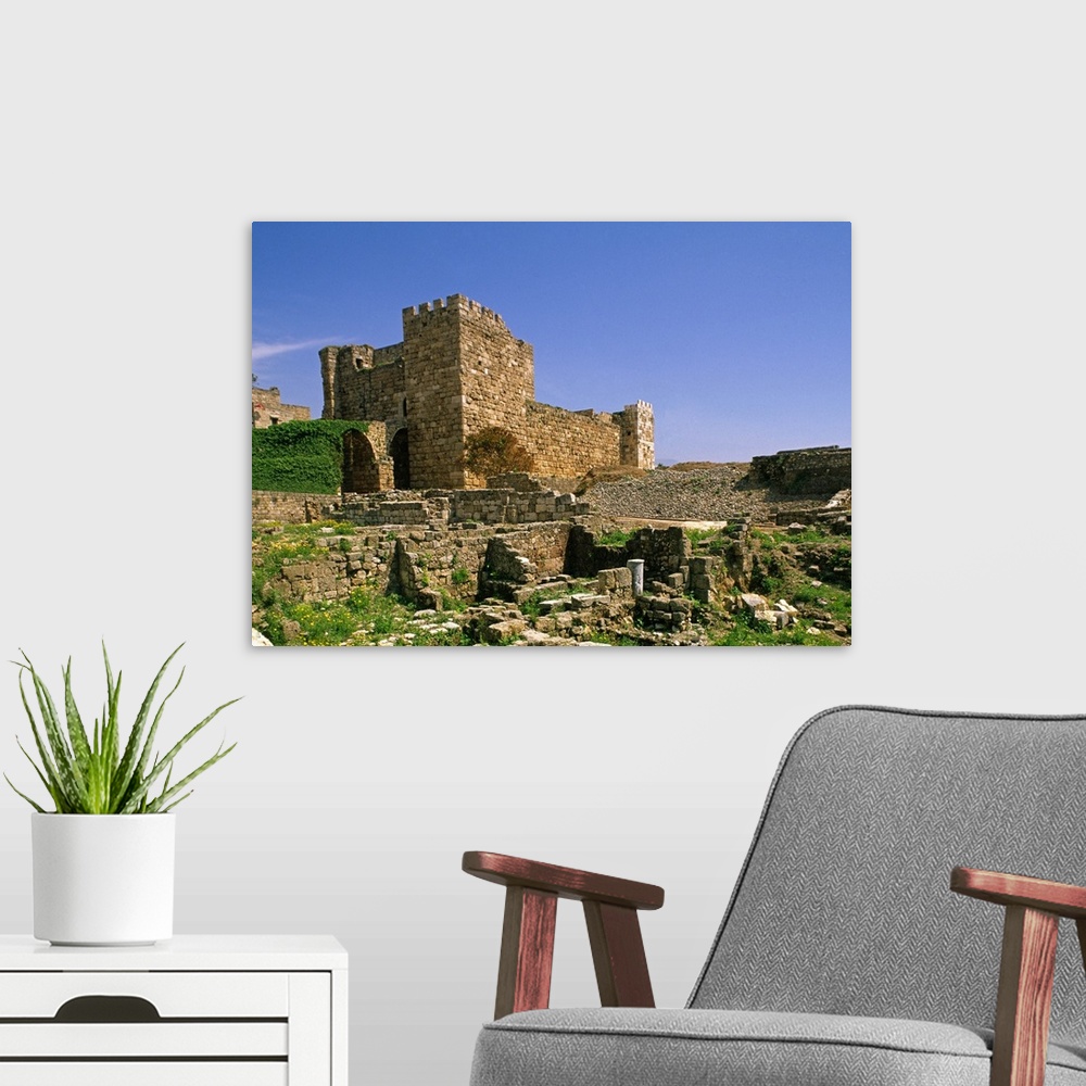 A modern room featuring Lebanon, Mont-Liban, Jubayl, The castle (UNESCO World Heritage)