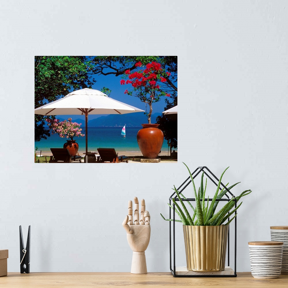 A bohemian room featuring Malaysia, Langkawi Island, Datai Resort, beach