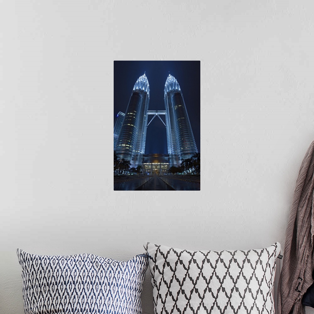 A bohemian room featuring Malaysia, Selangor, Kuala Lumpur, Petronas Twin Tower