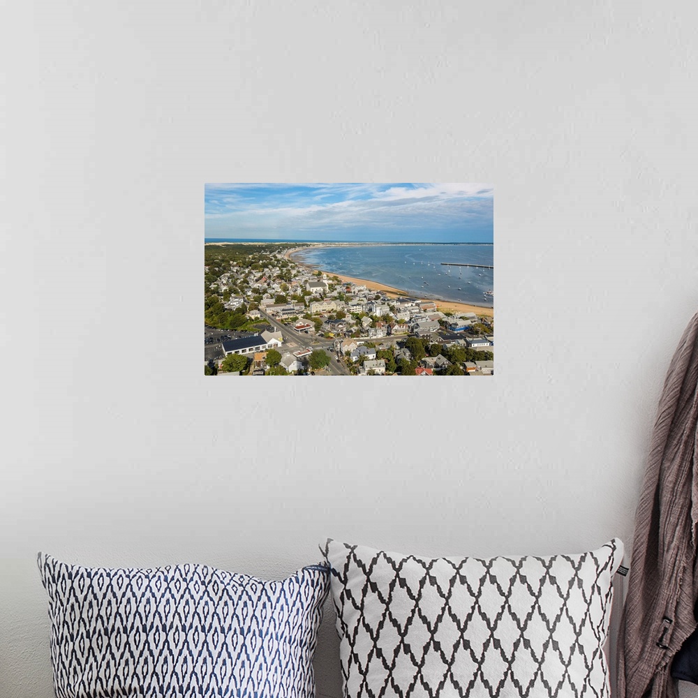 A bohemian room featuring USA, Massachusetts, New England, Cape Cod, Provincetown, View from Pilgrim Monument.