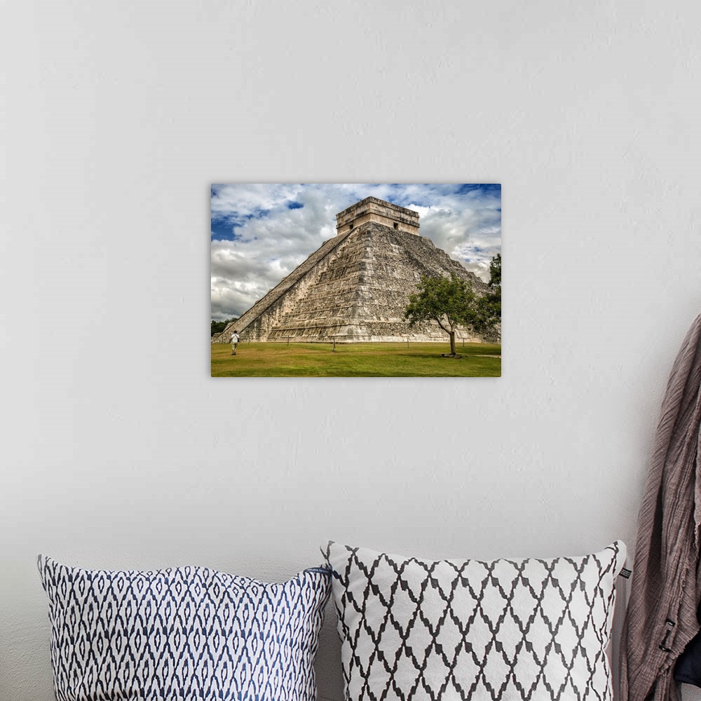 A bohemian room featuring Mexico, Yucatan, Chichen Itza, El Castillo.