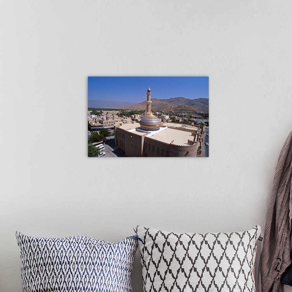 A bohemian room featuring Middle East, Oman, Nazwa, An Ibadi mosque