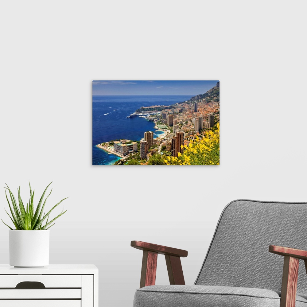 A modern room featuring Principality of Monaco, Monaco, Mediterranean sea, C..te d'Azur, Monaco-Ville