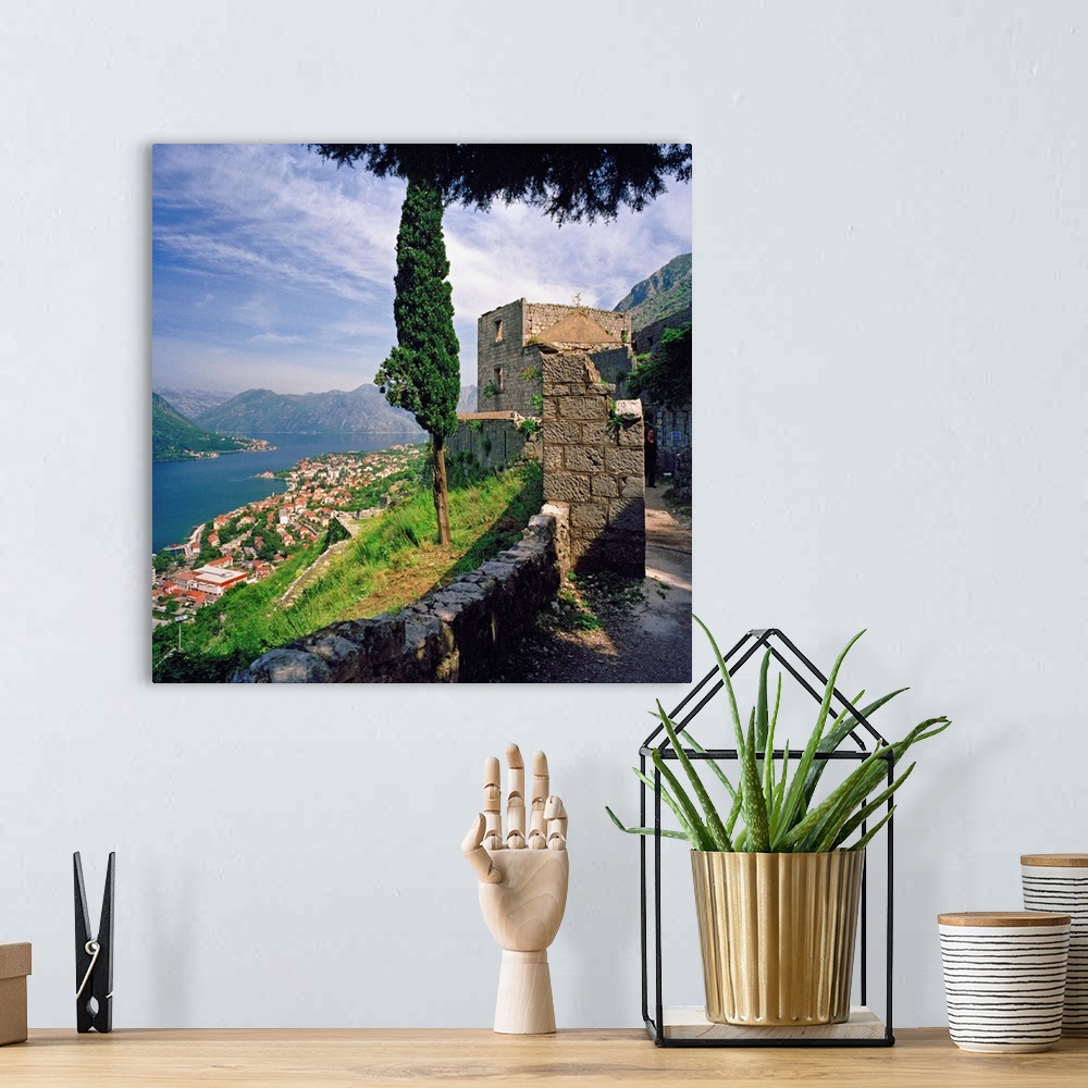 A bohemian room featuring Montenegro, Kotor Bay, Kotor, View from the castle