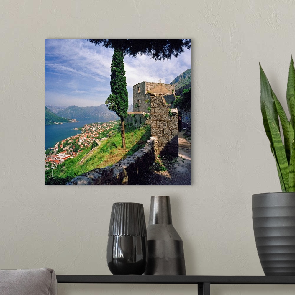 A modern room featuring Montenegro, Kotor Bay, Kotor, View from the castle