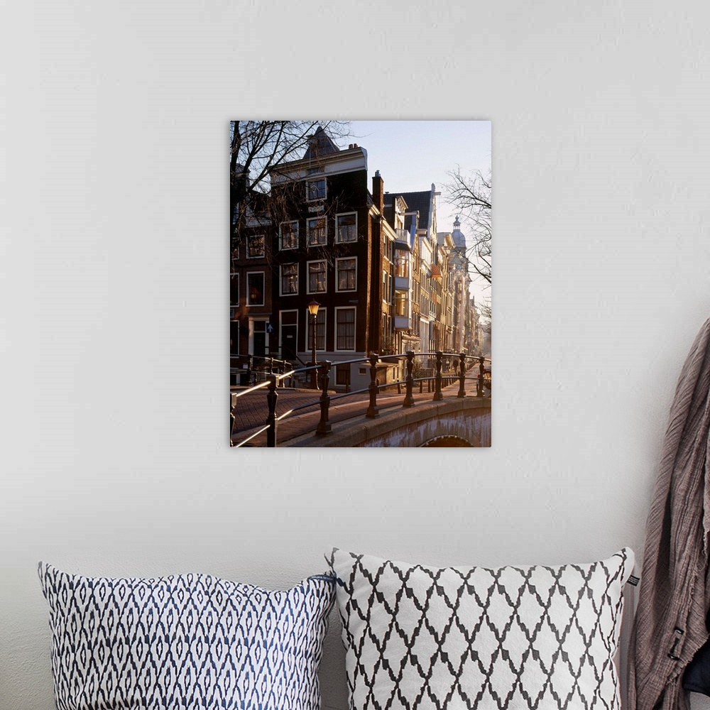 A bohemian room featuring Netherlands, Amsterdam, Benelux, Houses along Keizersgracht canal