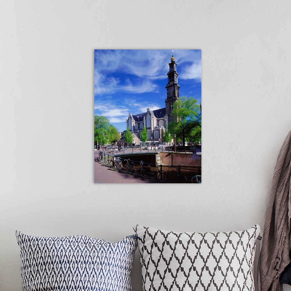 A bohemian room featuring Netherlands, Amsterdam, Westerkerk, church