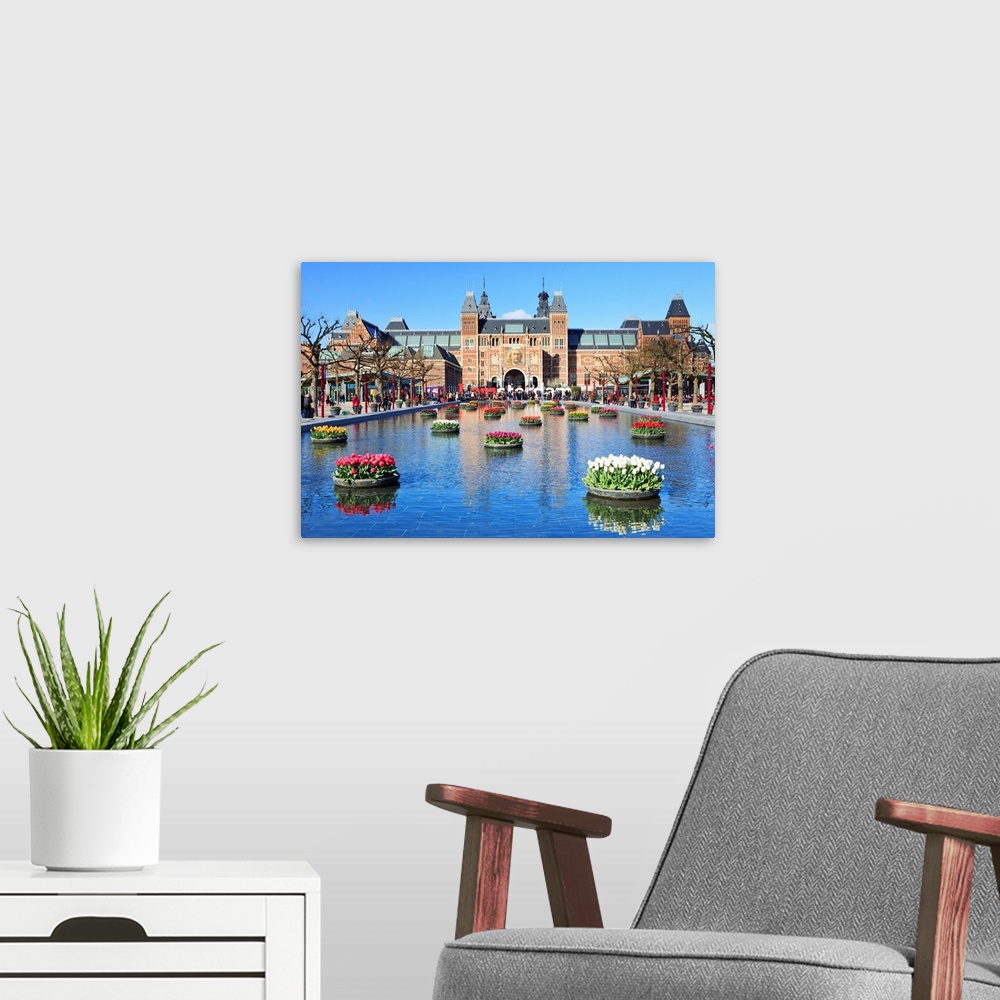 A modern room featuring Netherlands, North Holland, Benelux, Amsterdam, Rijksmuseum.