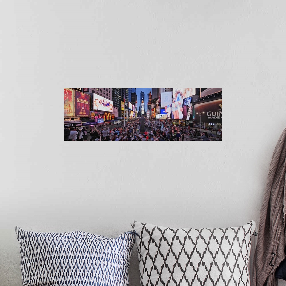 A bohemian room featuring USA, New York City, Manhattan, Broadway, Times Square.