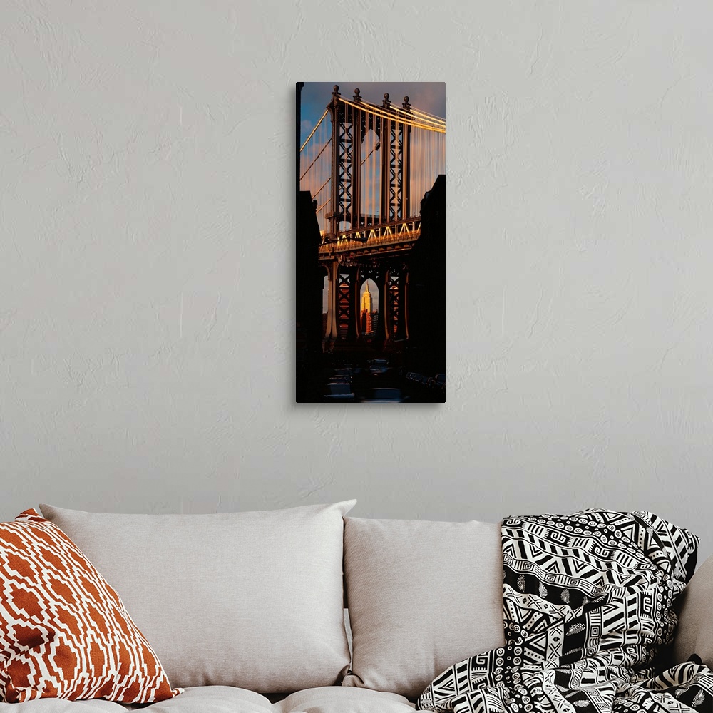 A bohemian room featuring New York City, Brooklyn, Brooklyn bridge and Empire State Building