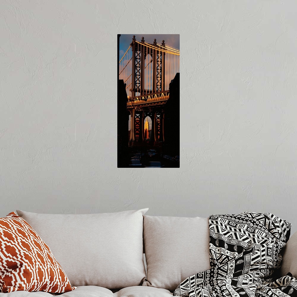 A bohemian room featuring New York City, Brooklyn, Brooklyn bridge and Empire State Building