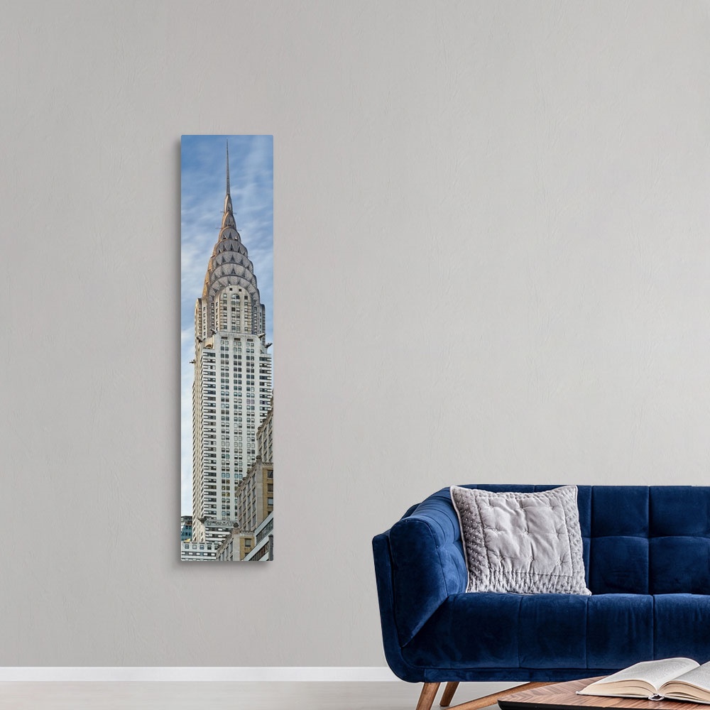 A modern room featuring USA, New York City, Manhattan, Midtown, Chrysler Building.