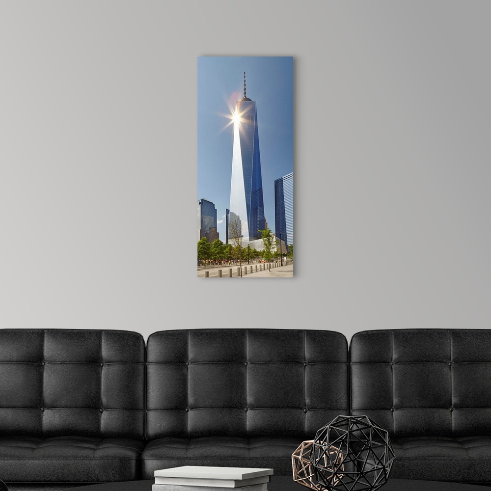 A modern room featuring USA, New York City, Manhattan, Lower Manhattan, One World Trade Center, Freedom Tower, Ground Zer...