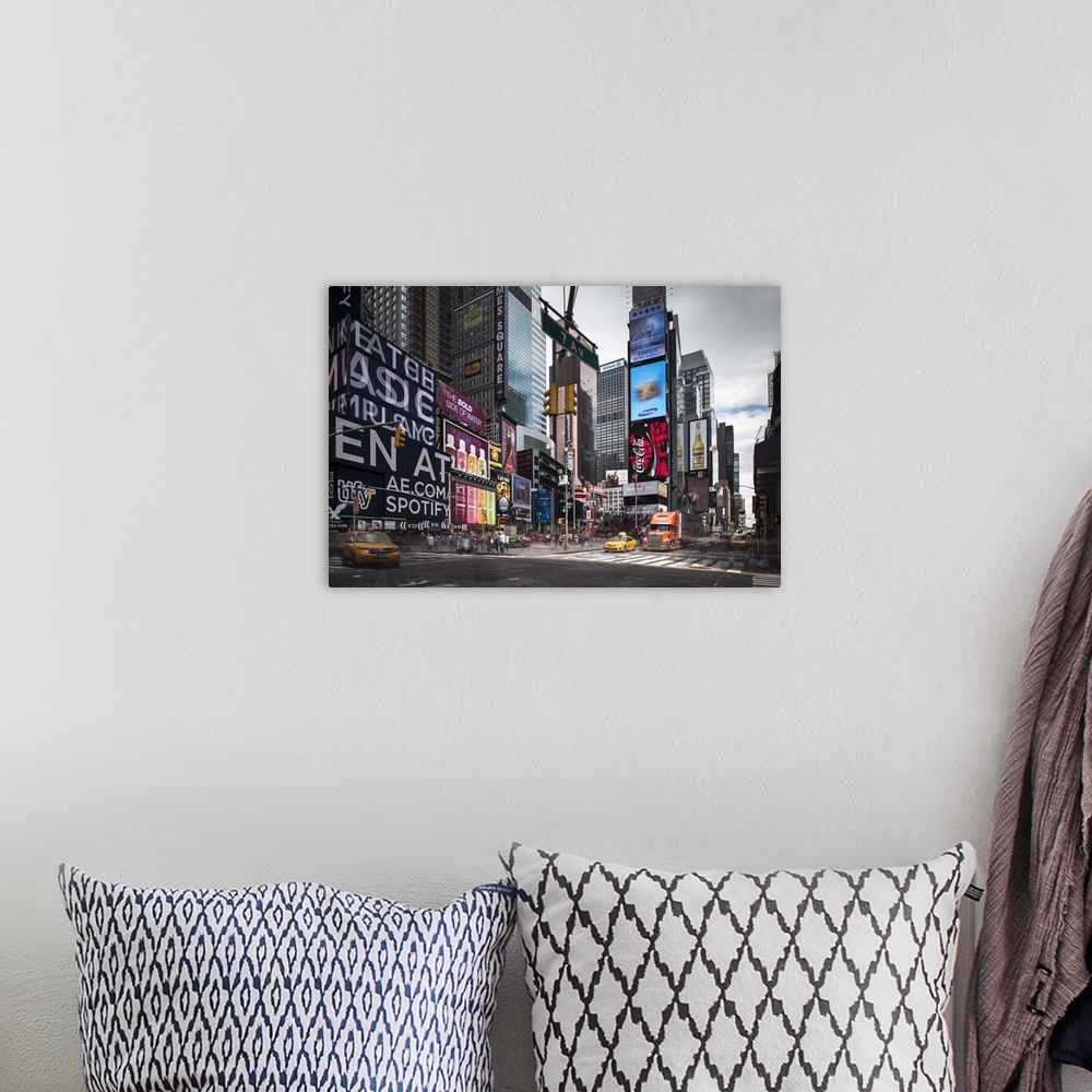 A bohemian room featuring New York, New York City, Manhattan, Times Square.