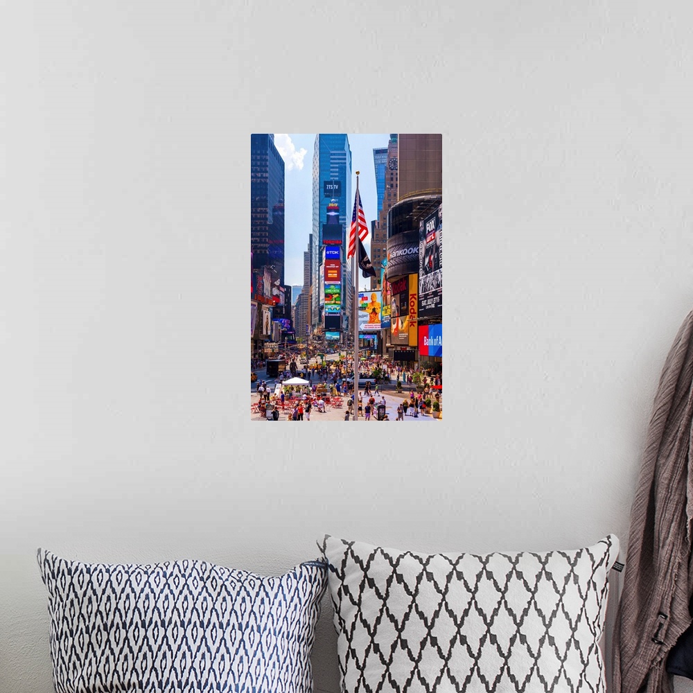 A bohemian room featuring USA, New York City, Manhattan, Midtown, Times Square.