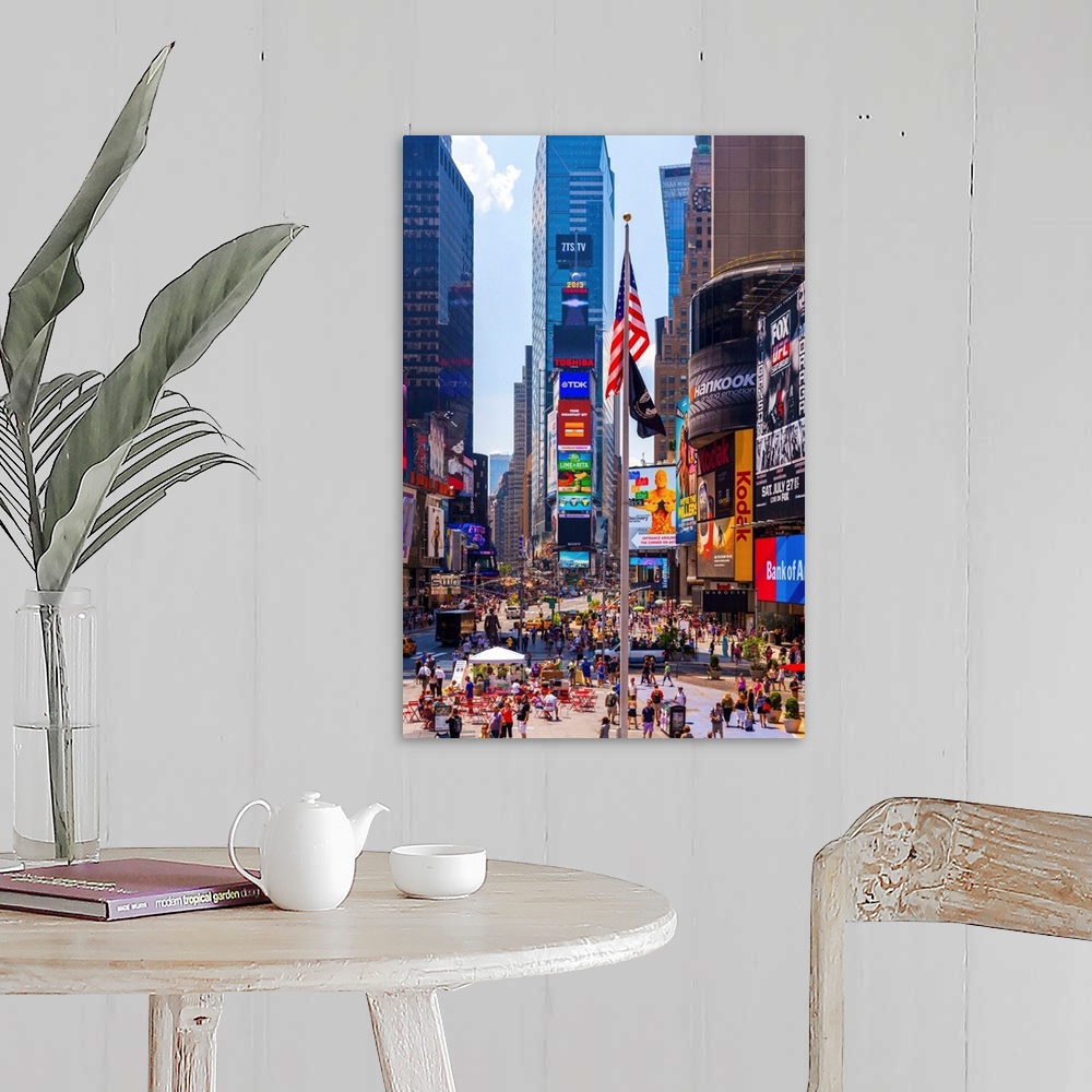 A farmhouse room featuring USA, New York City, Manhattan, Midtown, Times Square.