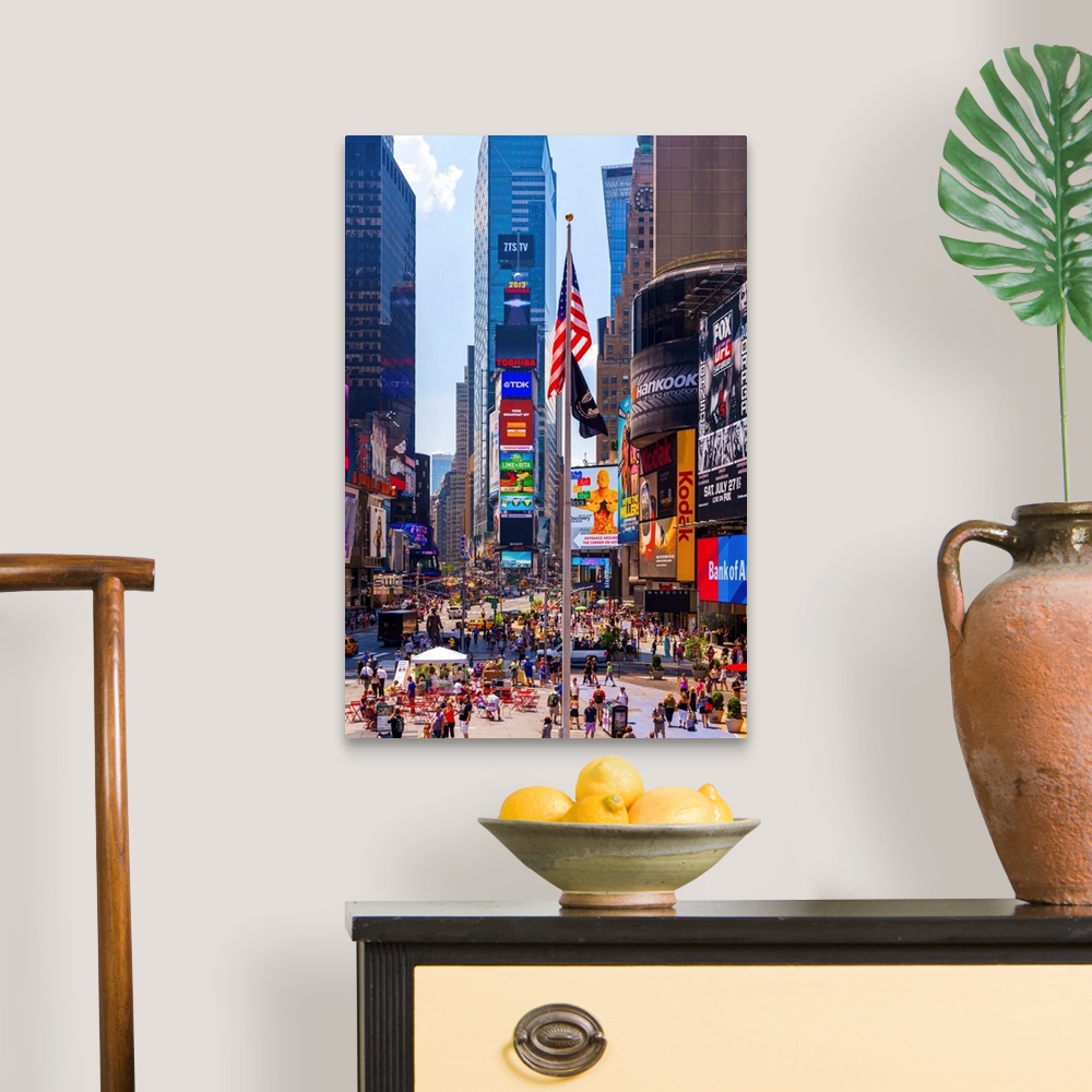 A traditional room featuring USA, New York City, Manhattan, Midtown, Times Square.