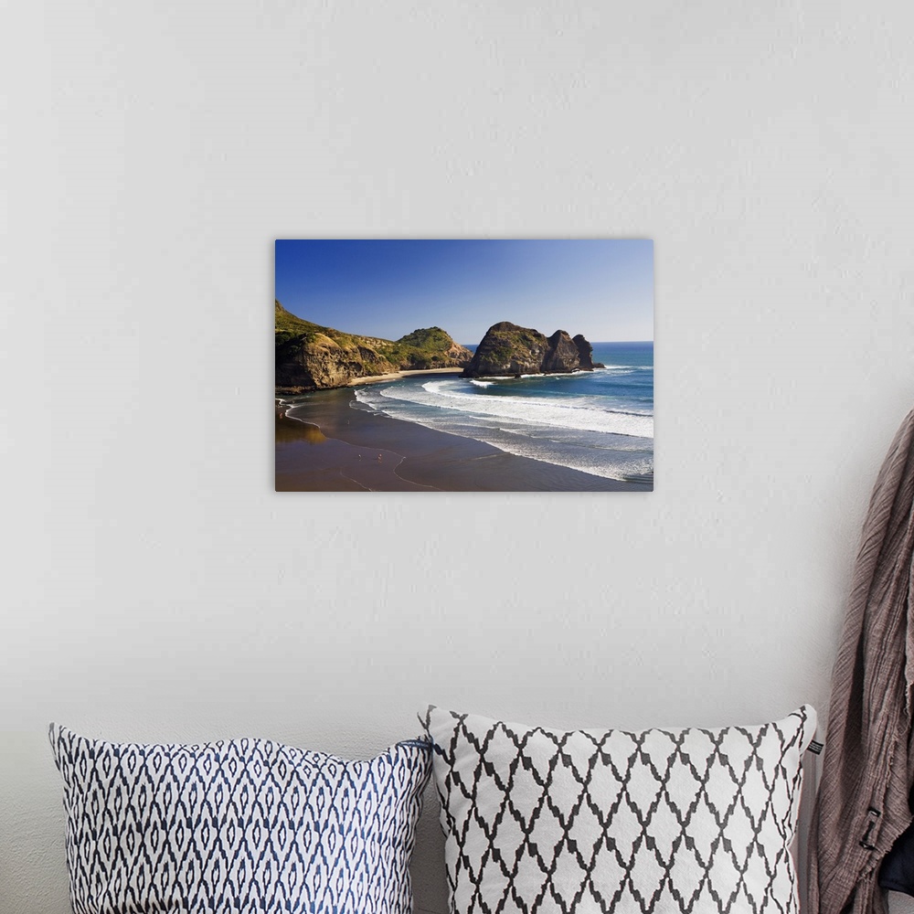 A bohemian room featuring New Zealand, North Island, Auckland, Piha beach