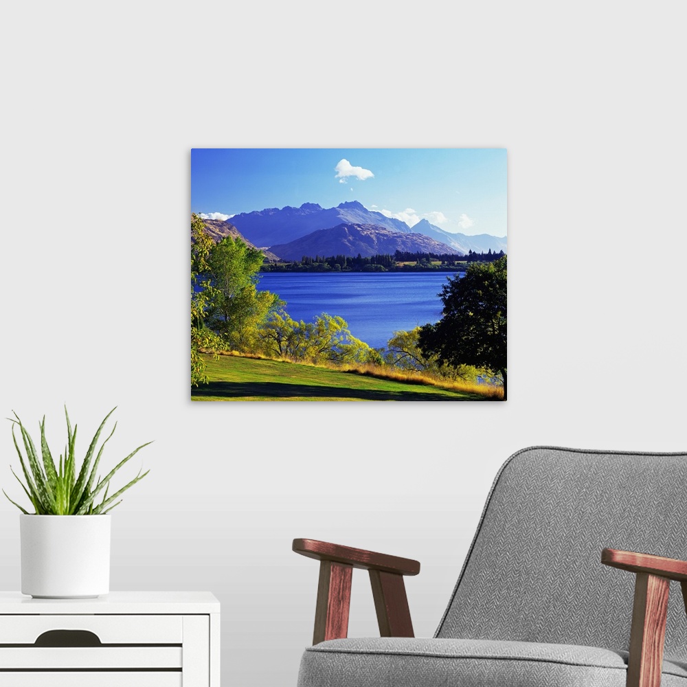 A modern room featuring New Zealand, South Island, Clutha-Central Otago, Lake Hayes