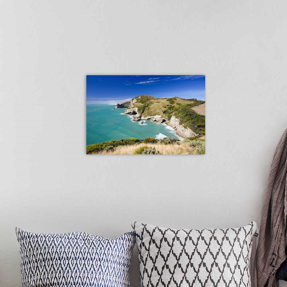 A bohemian room featuring New Zealand, South Island, Nelson Bays, Cape Farewell