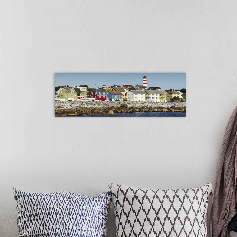A bohemian room featuring Norway, More og Romsdal, Scandinavia, Alesund, Alnes lighthouse, Isle of Godoy.