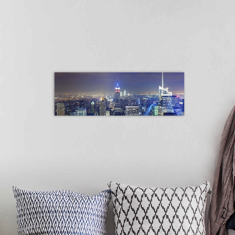 A bohemian room featuring NYC, Empire State Building, View of Midtown and Downtown