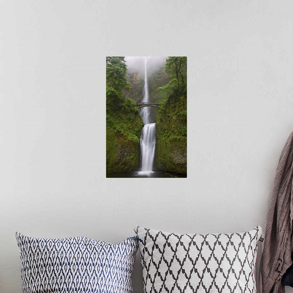 A bohemian room featuring USA, Oregon, Multnomah falls, Columbia River Gorge region.