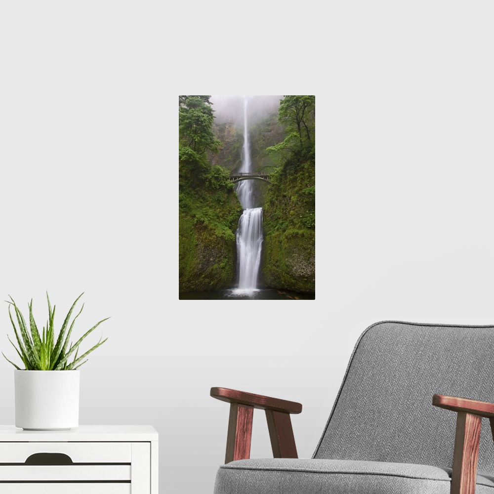 A modern room featuring USA, Oregon, Multnomah falls, Columbia River Gorge region.