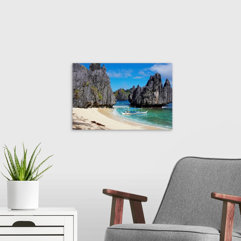 A modern room featuring Philippines, Palawan, Southeast Asia, Pacific ocean, El Nido, Bacuit archipelago