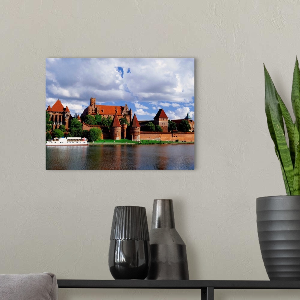 A modern room featuring Poland, Pomorskie, Malbork, Teutonic Knights castle and Nogat river