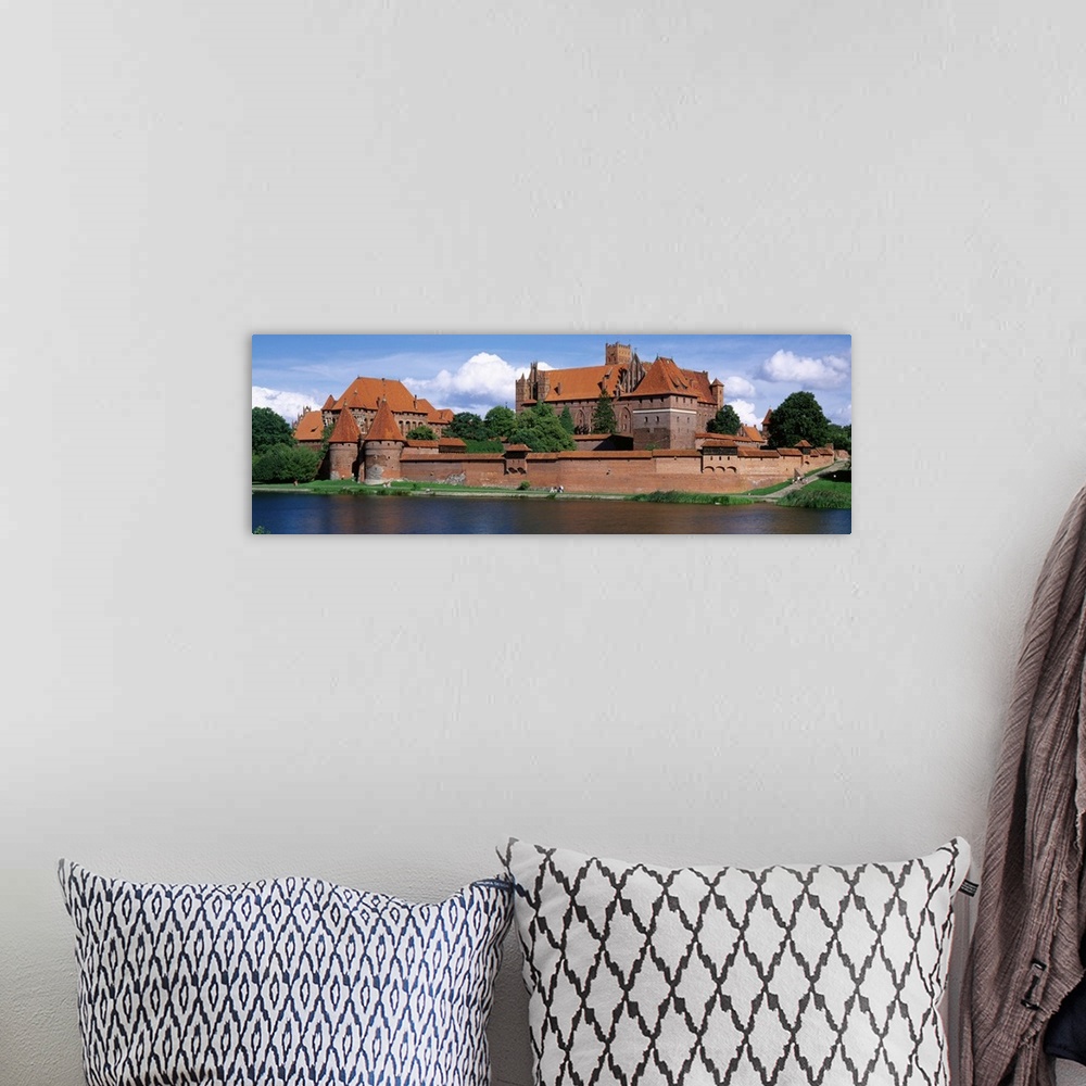 A bohemian room featuring Poland, Pomorskie, Malbork, Teutonic Knights castle and Nogat river