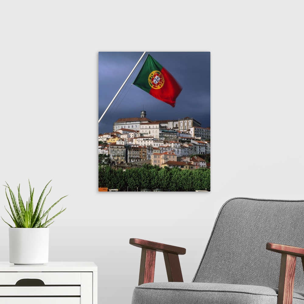 A modern room featuring Portugal, Coimbra, Alcacova Hill and University