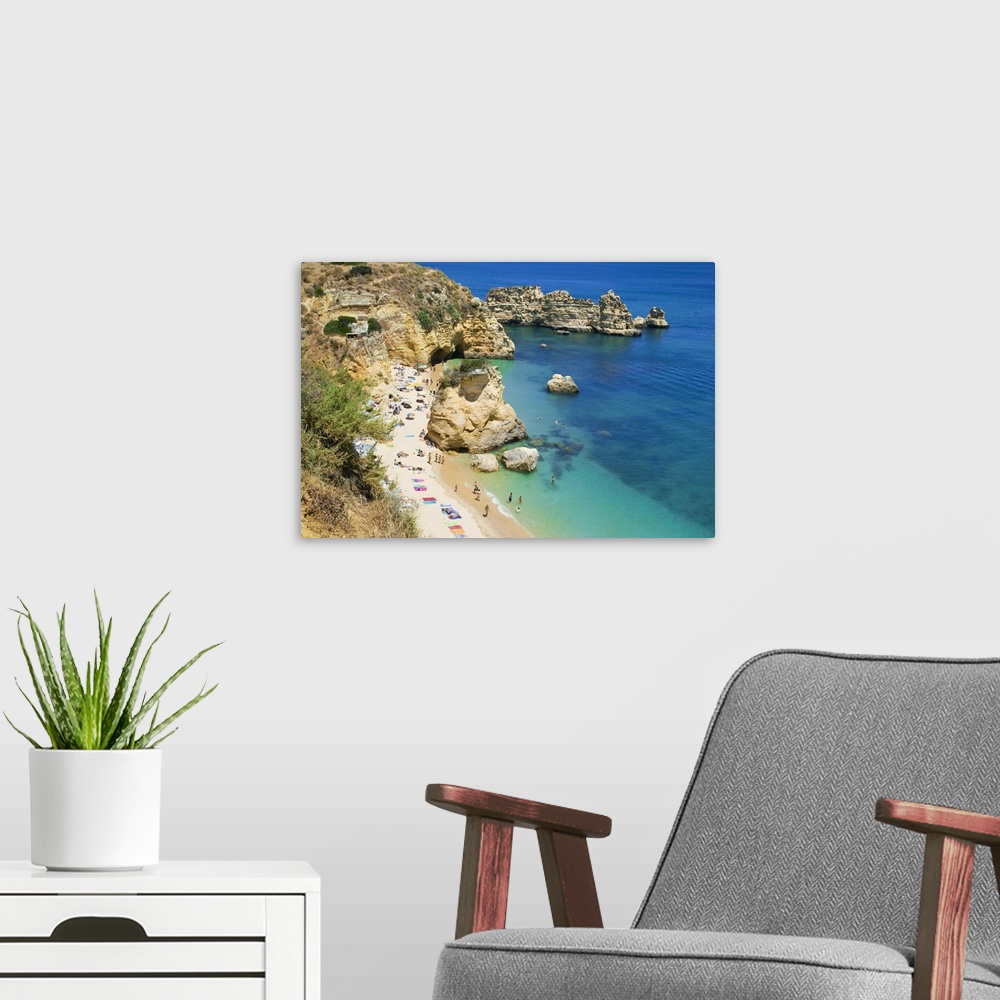 A modern room featuring Portugal, Faro, Algarve, Praia de Dona Ana beach, near Lagos