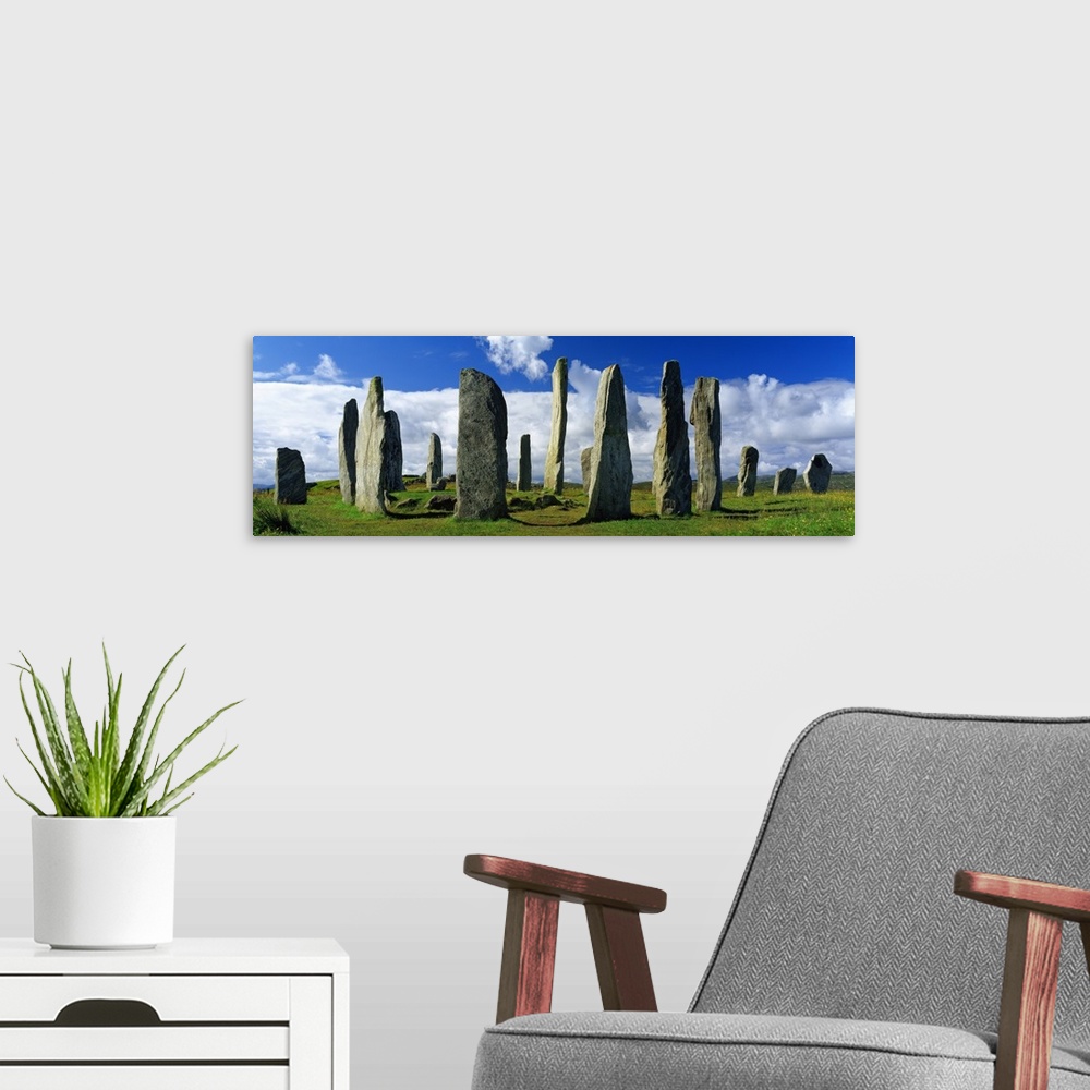 A modern room featuring Scotland, Hebrides, Lewis Island, Outer Hebrides, Callanish Stones