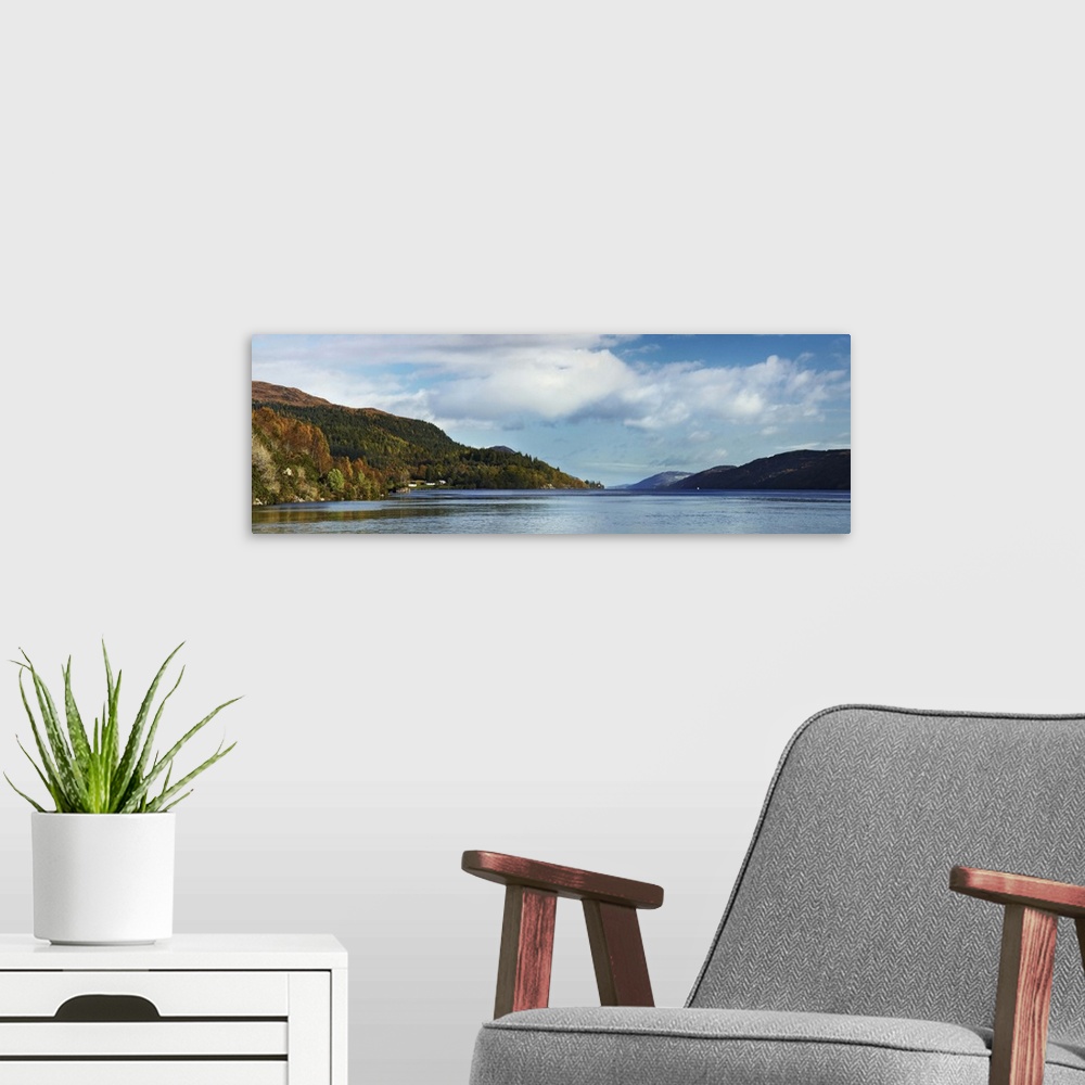 A modern room featuring United Kingdom, UK, Scotland, Great Britain, Loch Ness, Loch Ness Panoramic