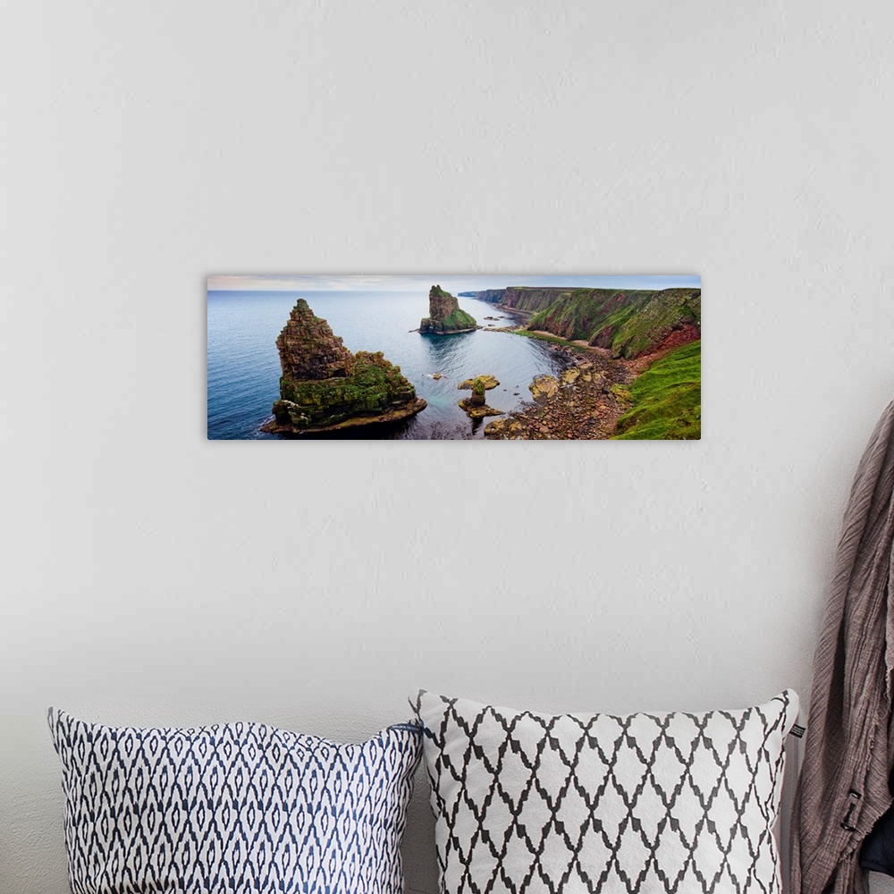 A bohemian room featuring Scotland, North sea, Highland, Caithness, Duncansby head, Stacks of Duncansby
