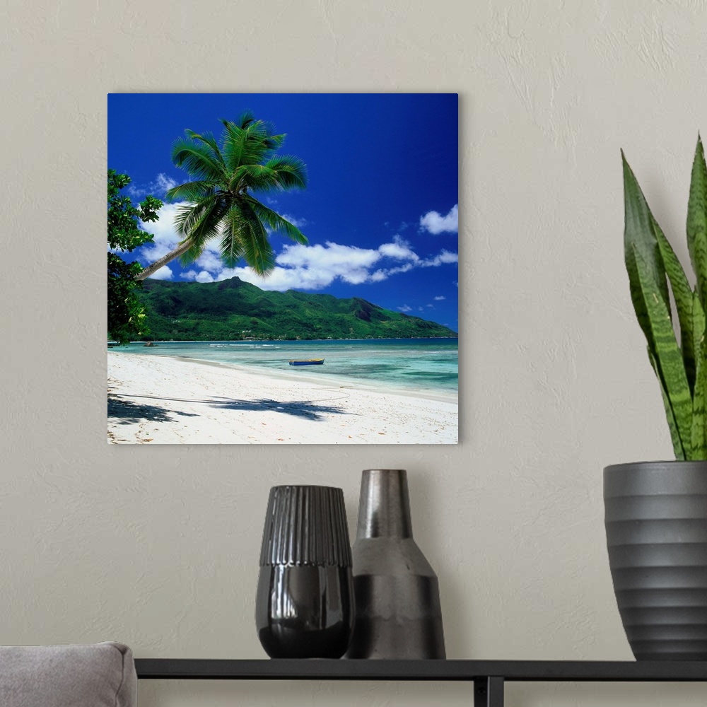 A modern room featuring Seychelles, Mahe, Beau Vallon, beach