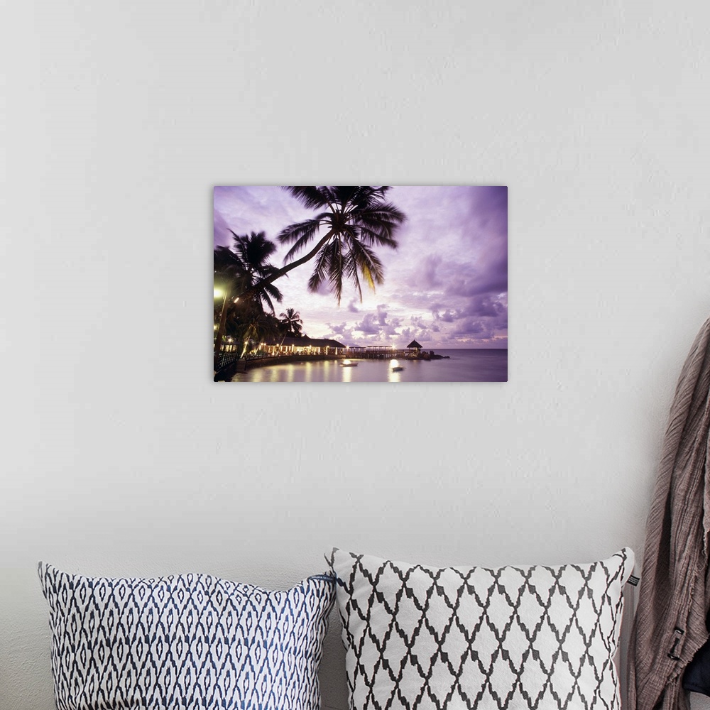 A bohemian room featuring Seychelles, Mahe island, Tropics, Indian ocean, The sunset