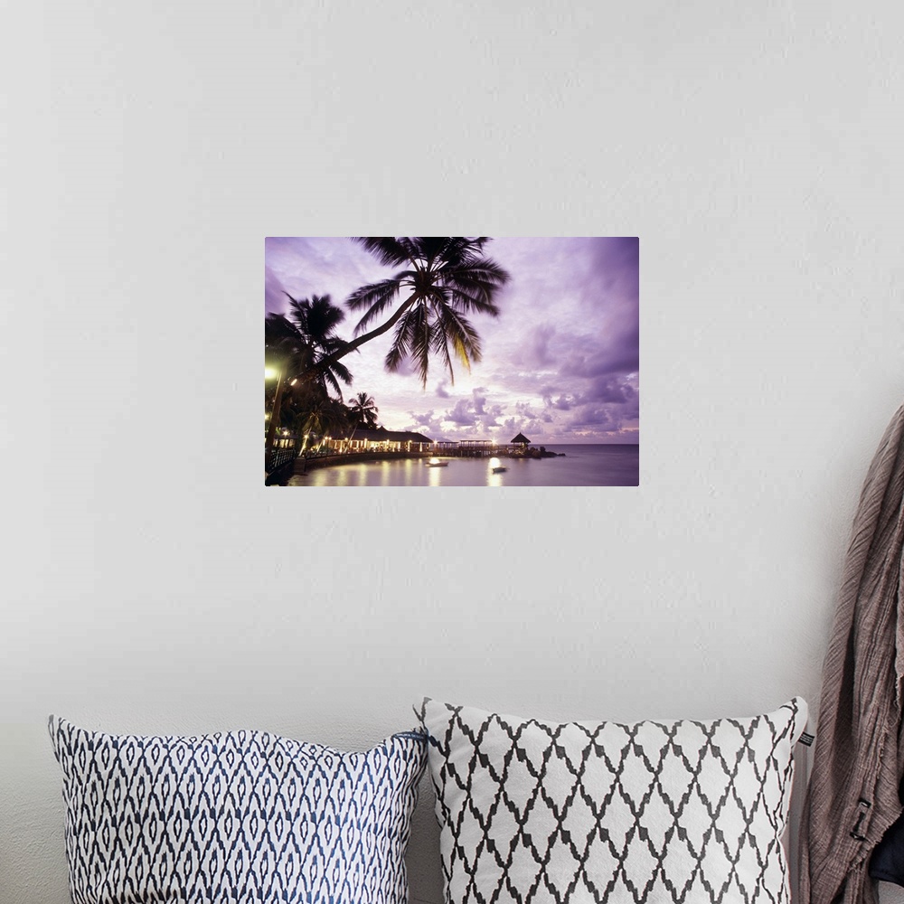 A bohemian room featuring Seychelles, Mahe island, Tropics, Indian ocean, The sunset