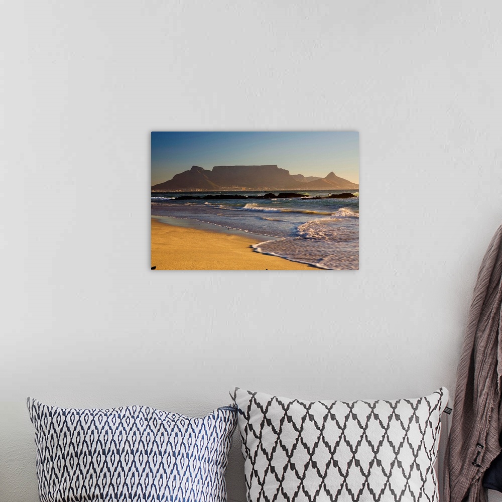 A bohemian room featuring South Africa, Cape Town, Table Mountain.