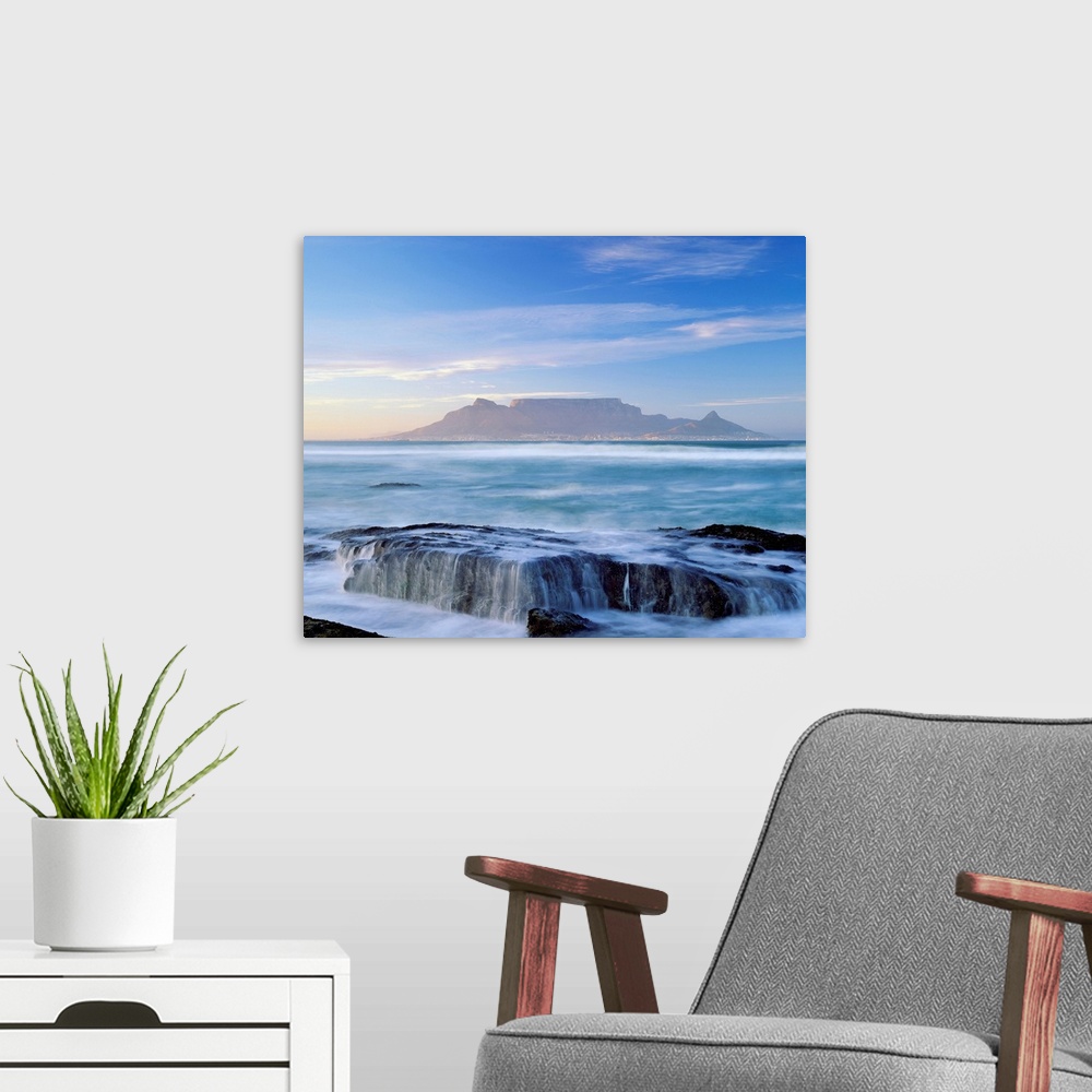A modern room featuring South Africa, Capetown, Table Mountain National Park
