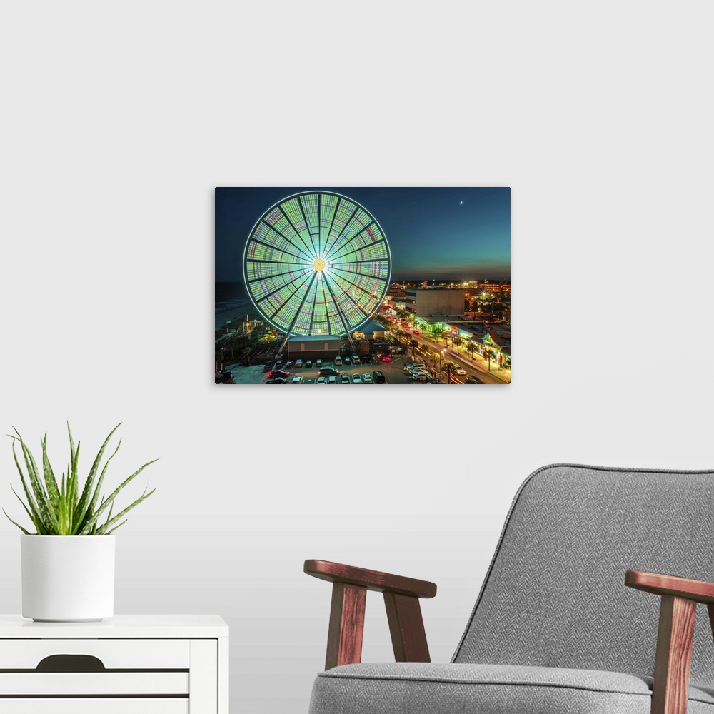 A modern room featuring South Carolina, Myrtle Beach, Coastal view and SkyWheel.