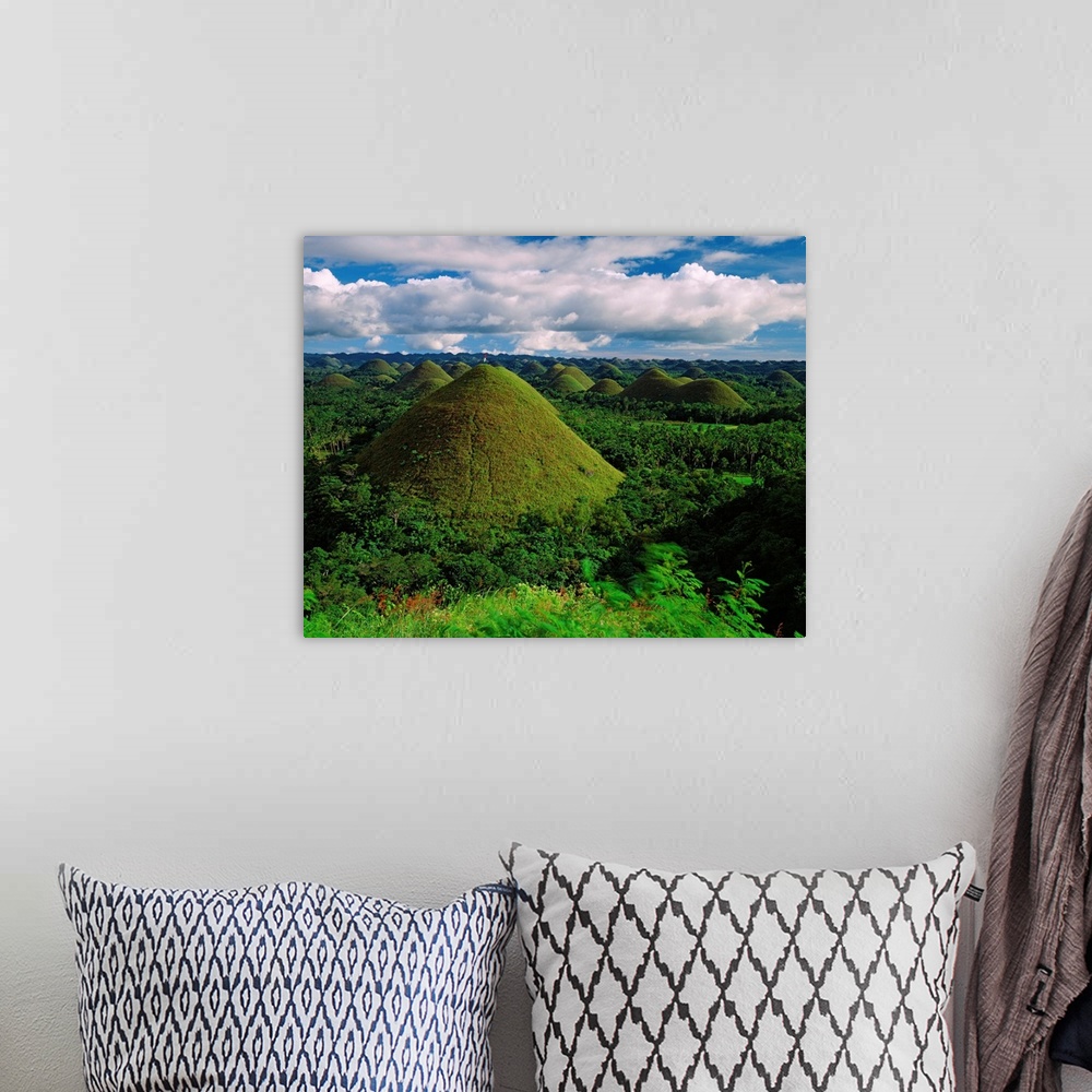 A bohemian room featuring Southeast Asia, Philippines, Visayas, Chocolate Hills