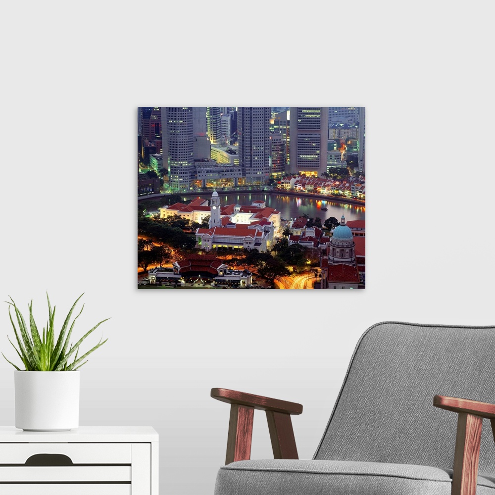 A modern room featuring Southeast Asia, Singapore, Singapore river and Victoria Theatre