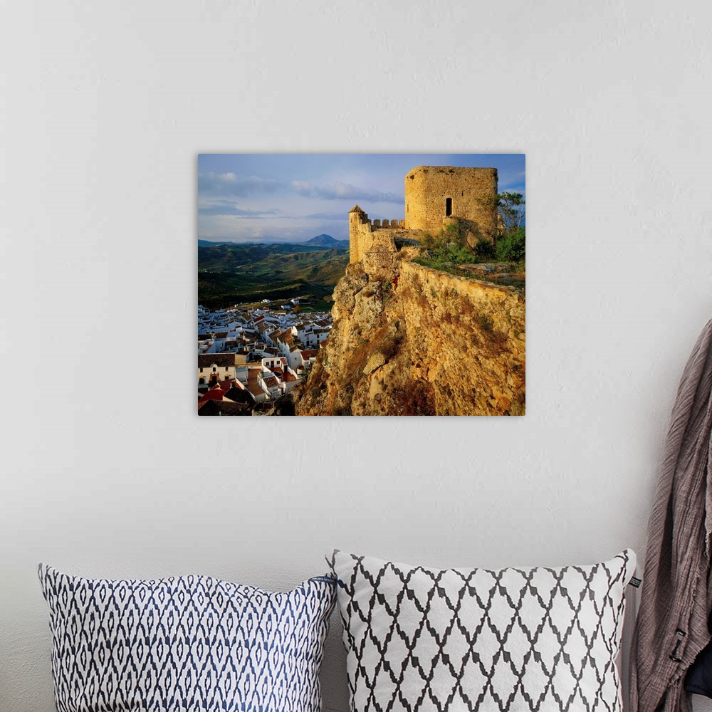 A bohemian room featuring Spain, Andalucia, Cadiz, Olvera, panorama