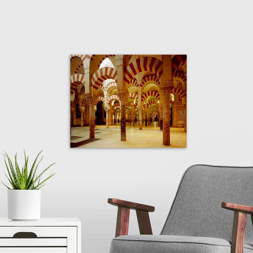 A modern room featuring Spain, Andalucia, Cordoba, Mezquita, cathedral