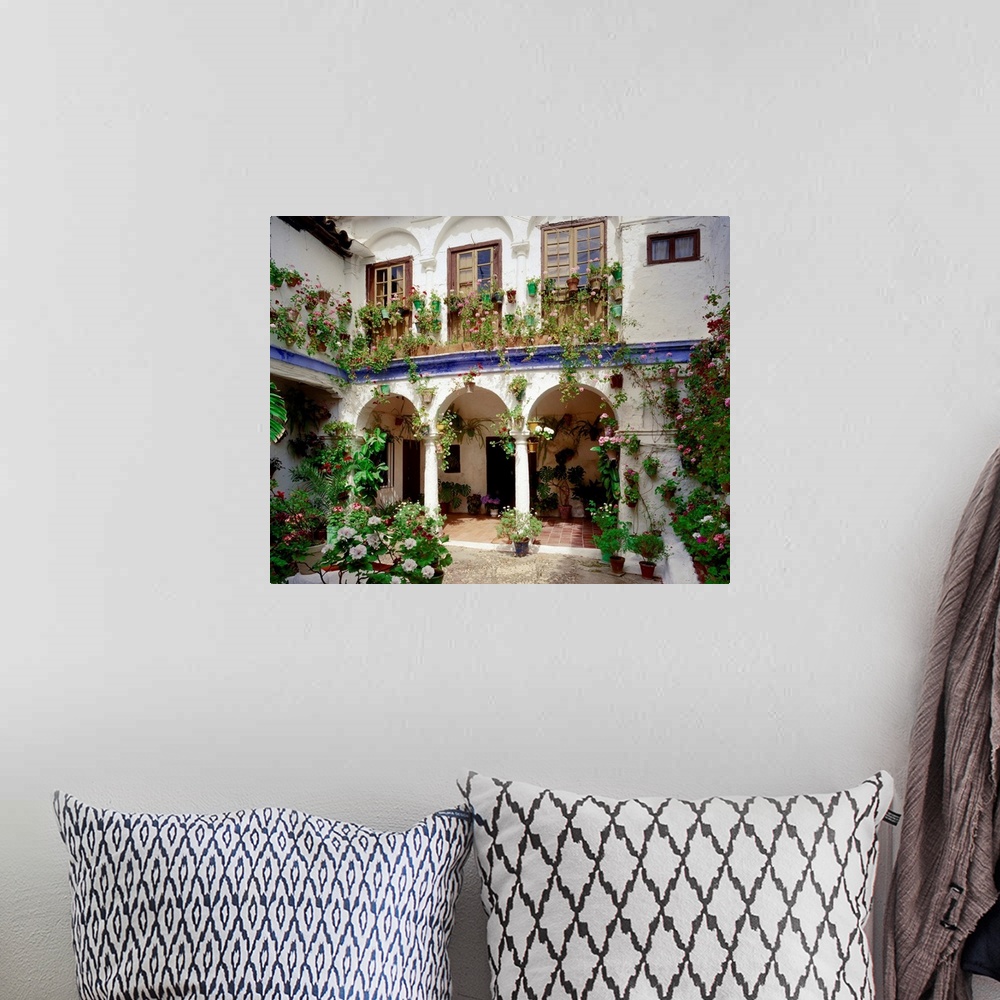 A bohemian room featuring Spain, Andalucia, Typical courtyard (patio)