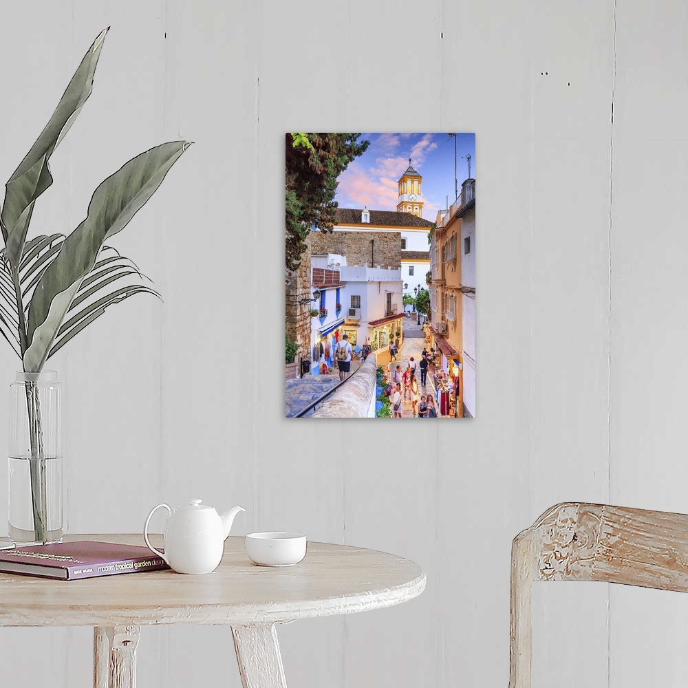 A farmhouse room featuring Spain, Andalusia, Malaga district, Marbella, Nightlife in the old town